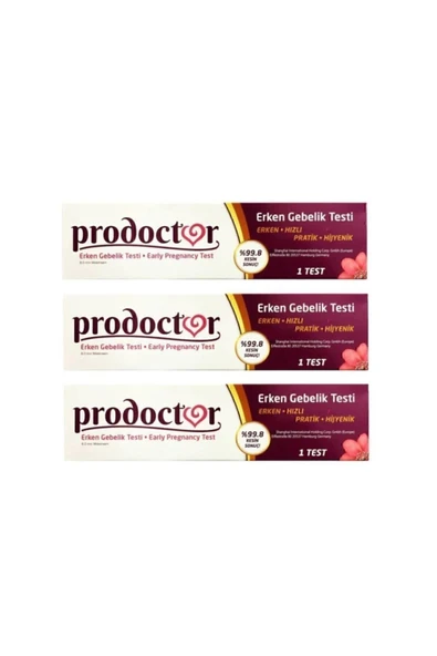 PRODOCTOR Erken Gebelik Testi 3 Adet - 2