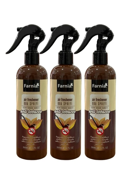 Farnia Tütün Kokusu Karşıtı Oda Spreyi 350 Ml Anti Tobacco 3 Adet