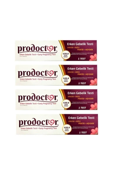 PRODOCTOR Erken Gebelik Testi 4 Adet - 2
