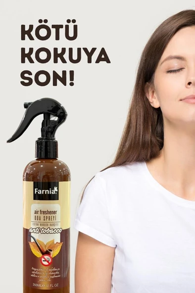 Farnia Tütün Kokusu Karşıtı Oda Spreyi 350 Ml Anti Tobacco - 3