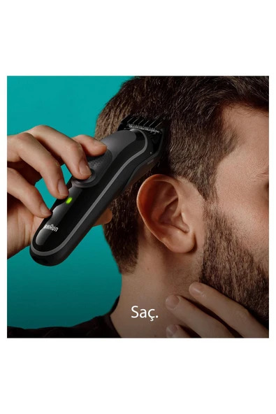 Braun Series 3 MGK3420 Hepsi Bir Arada Şekillendirme Seti, 6’sı 1 Arada Erkek Bakım Kiti - 4