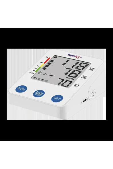 RESPİROX Axd-806 Türkçe Konuşan Lcd Ekran Koldan Adaptörlü Tansiyon Aleti – Yeni