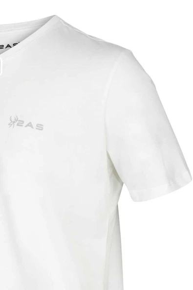2AS ALEX ERKEK SIFIR YAKA T-SHİRT - 2