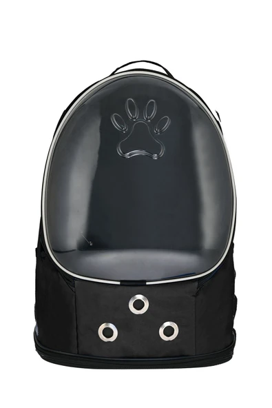 northern fashion Ufo Astronot Kedi Köpek Taşıma Çantası - 7 Hava Kanallı Pati Desenli 47x40x35cm