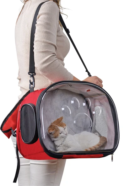 northern fashion Elips Kedi Taşıma Çantası Mavi
