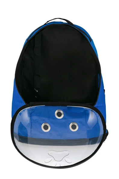 northern fashion Ufo Astronot Kedi Köpek Taşıma Çantası - 7 Hava Kanallı Pati Desenli 47x40x35cm - 8