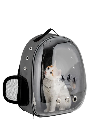 northern fashion Kedi Taşıma Çantası Turuncu El Ve Sırt Çantası 9hava Kanalı Kedi Taşıma Çantası - 3