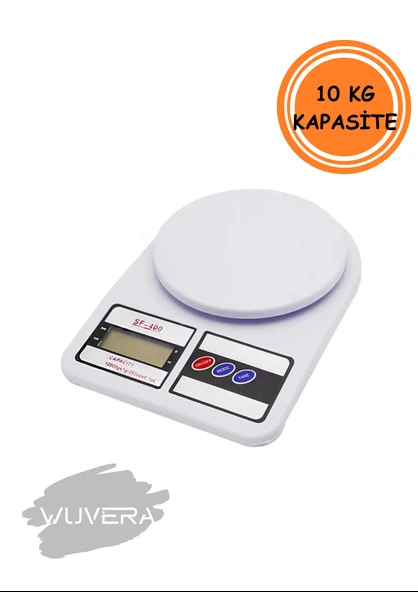 Wuvera Mini Dijital Terazi – 10 Kg Kapasiteli, 1 Gram Hassasiyetli Mutfak Yardımcısı - 2