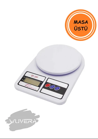 Wuvera Mini Dijital Terazi – 10 Kg Kapasiteli, 1 Gram Hassasiyetli Mutfak Yardımcısı - 3
