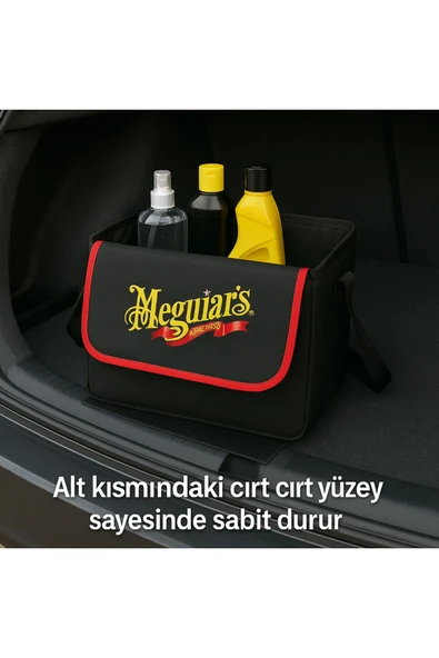 northern fashion Meguiars Fermuarlı Organizer Araç Bagaj Çantası - 2