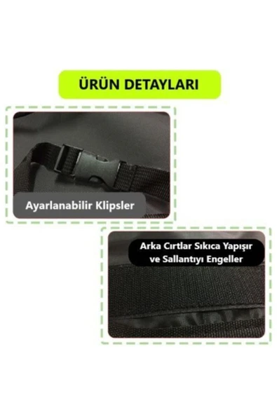 Canteks Araç Içi Bagaj Eşya Düzenleyici Oto Bagaj Organizer 8 Cepli Fileli - 5