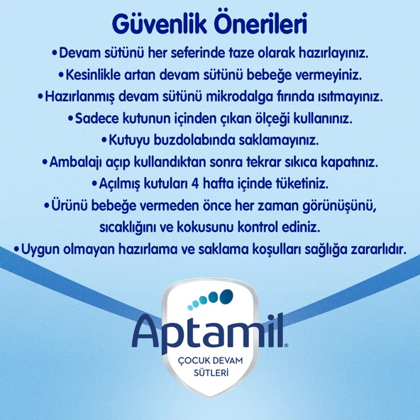 Aptamil Devam Sütü Maması No3 9-12 Ay 800 Gr - 3