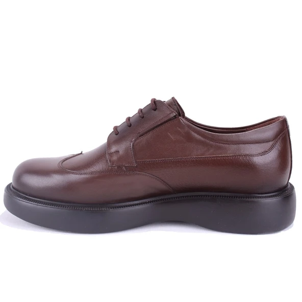 Dagoster DMA78-9543 Kahve Ortopedik Klasik Spor Erkek Deri Ayakkabı - 3