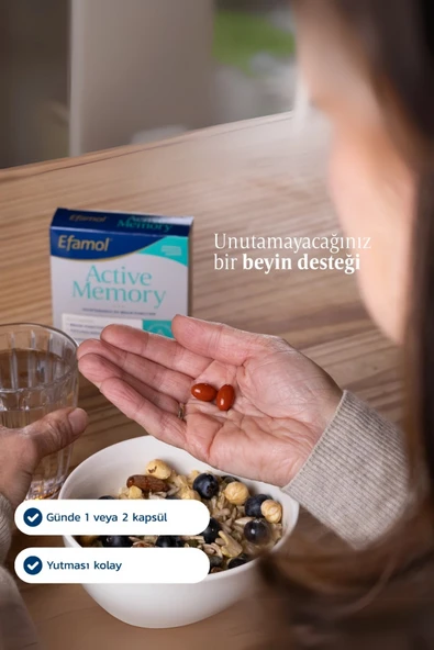 Efamol Active Memory 30 Bitkisel Kapsül - 5