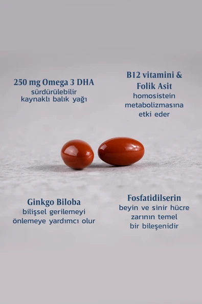 Efamol Active Memory 30 Bitkisel Kapsül - 2