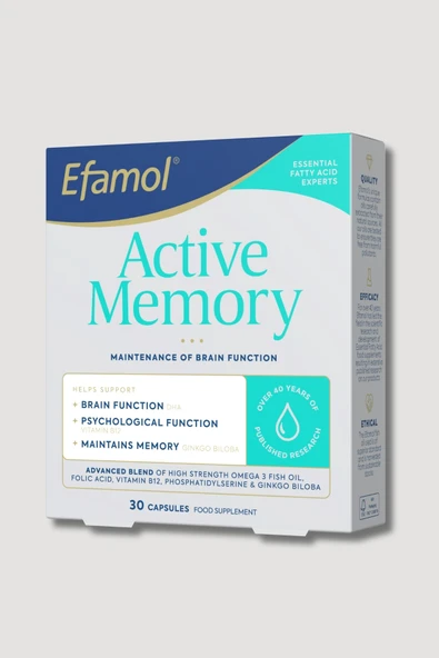 Efamol Active Memory 30 Bitkisel Kapsül