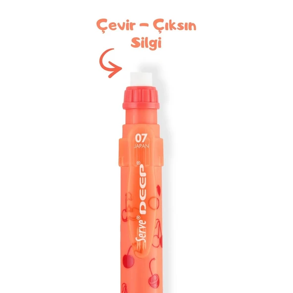 Serve Deep Mekanik Versatil Kalem Meyve Temalı 0.7 - 14