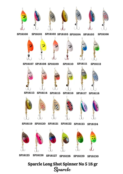 SPARCLE LONG SHOT SPİNNER NO:5 18 GR ürün görseli 1