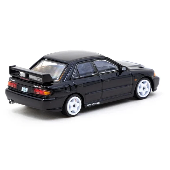 Nessiworld Tarmac Works 1/64 Mitsubishi Lancer GSR Evolution III Black