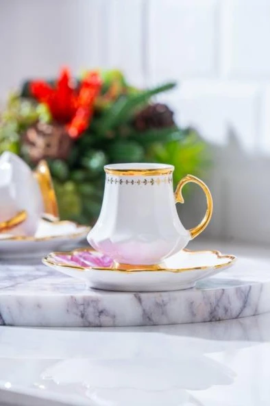 Acar Sofiya Duo 2 Kişilik Kahve Fincan Takımı HXF-06850 - 3