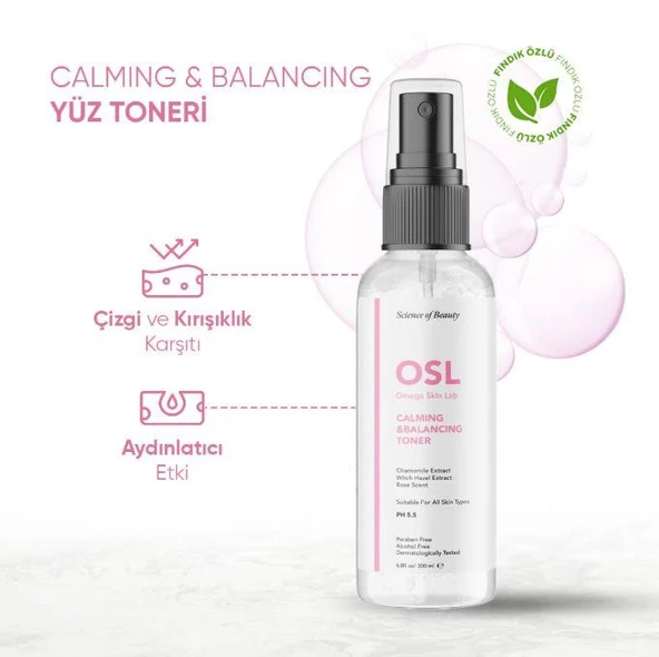 Osl - Omega Skin Lab Calming - Balancing Facial Toner 200 ml - 2