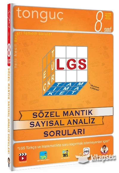 8.Sınıf LGS Sözel Mantık Sayısal Analiz Soruları Tonguç Akademi