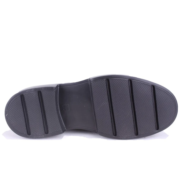 Dagoster DMA78-27513 Siyah Ortopedik Klasik Spor Erkek Deri Ayakkabı - 4