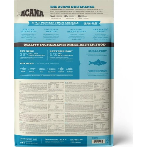 Acana Pacifica Balıklı Tahılsız Kedi Maması 4,5kg - 2