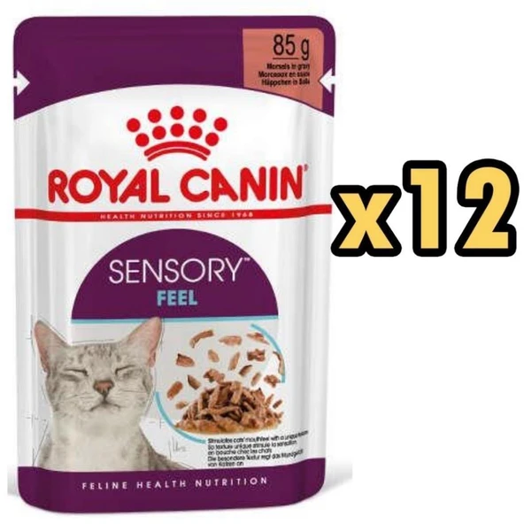 Royal Canin Sensory Feel Gravy 85 gr x 12 Adet ürün görseli 1