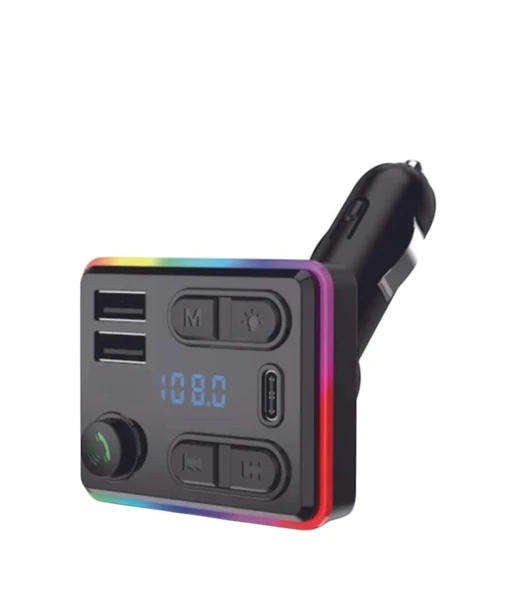 Kumandalı Araç Fm Transmitter Bluetooth Usb Mp3 Sd Kart M48