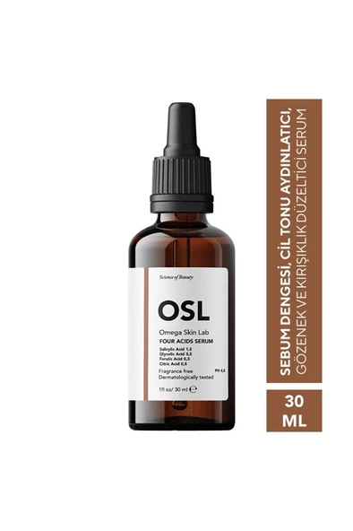 Osl Omega Skin Lab Four Acids Serum 30 ml