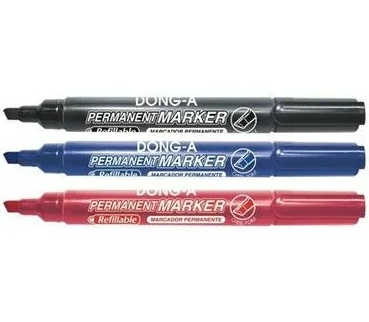 Dong-A Yuvarlak Uçlu Permanent Markör Kalem - Mavi