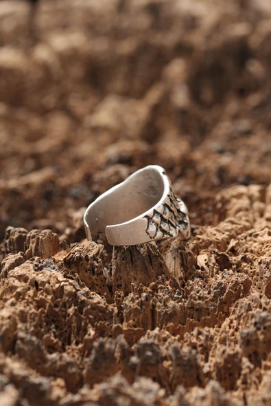 Kuru Kafa Desen Ayarlanabilir Yüzük - TJ-EY436 - 2