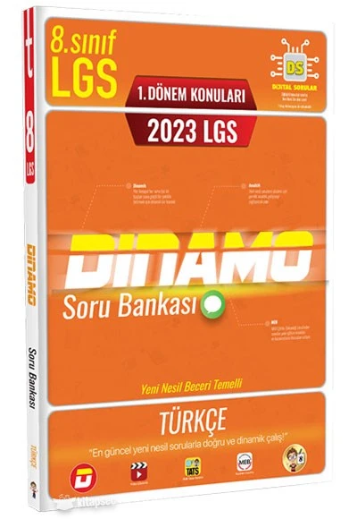 2023 LGS 1. Dönem Türkçe Dinamo Soru Bankası Tonguç Akademi