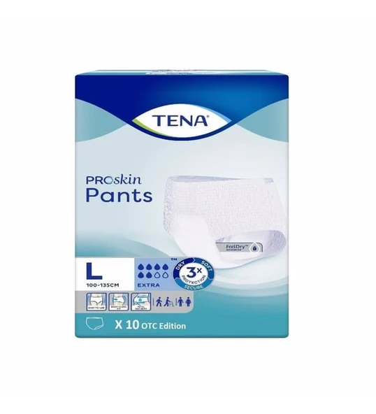 Tena 6 Damla Extra Emici Külot 10'lu LARGE