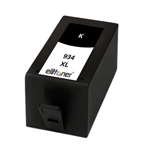 Elittoner HP 934XL Black Siyah Yüksek Kapasite Kartuş 6230, C2P23AE