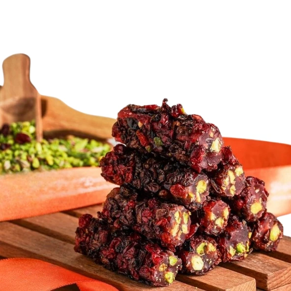 Antep Fıstıklı Zereşkli Fitil Lokum 500 Gr