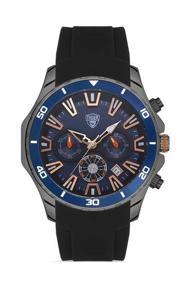 TI-605C TIGER ÇELİK ERKEK SAATİ - Resim 2