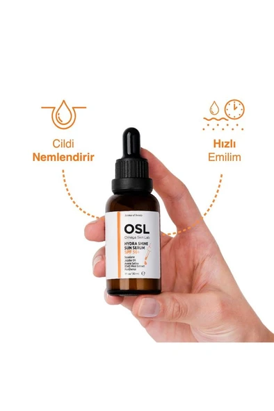 Osl Omega Skin Lab Hydra Shine Sun Serum SPF 50+ 30 ml - 5
