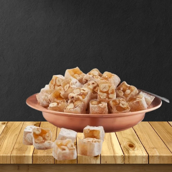 Çifte Kavrulmuş Fındıklı Lokum 1 Kg