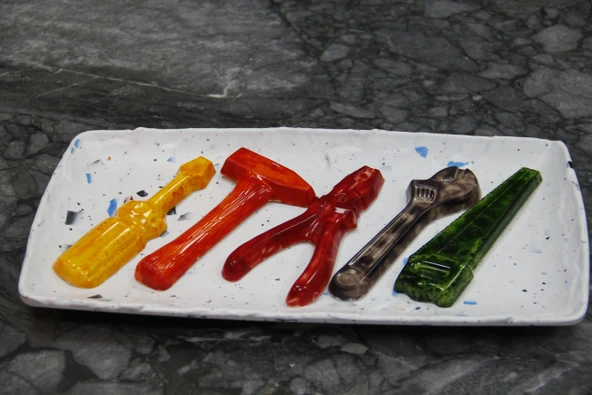 Tamirci Seti Renkli Dolgulu Sütlü Hediyelik Çikolata (5li Set)