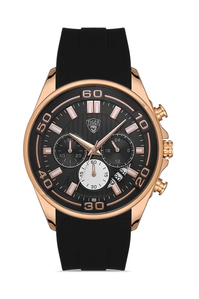 TI-614E TIGER ÇELİK ERKEK SAATİ - Resim 2