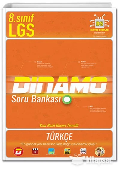 8. Sınıf LGS Türkçe Dinamo Soru Bankası Tonguç Akademi