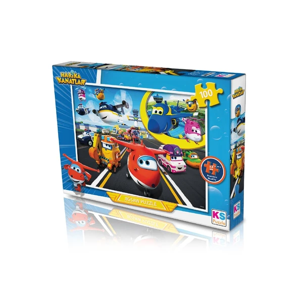 KS Games Puzzle 100 Parça Harika Kanatlar Puzzle Lisanslı Ürün