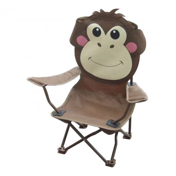 Katlanır Çocuk Sandalyesi Piknik Kamp Sandalyesi , Maymun