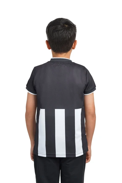 Beşiktaş Orijinal Çubuklu Çocuk Forma - Resim 6