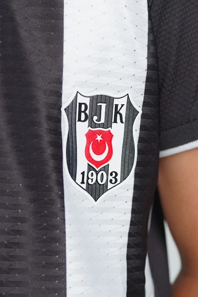 Beşiktaş Orijinal Çubuklu Çocuk Forma - Resim 5