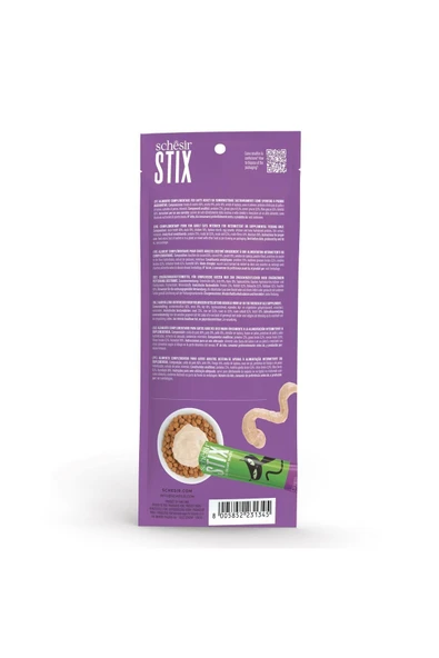 Schesir Stix Ördekli Krem Pouch 6 X 15g