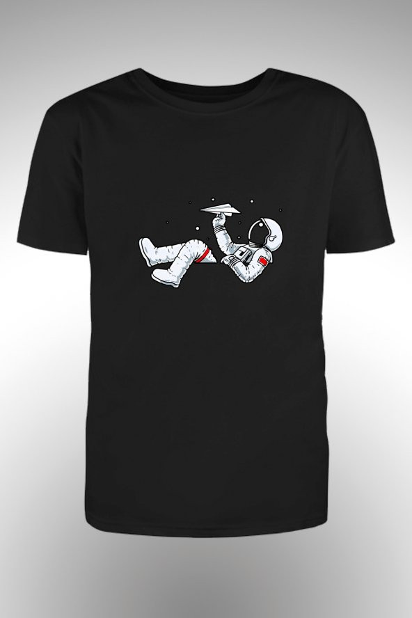 Astronot Baskılı t-shirt