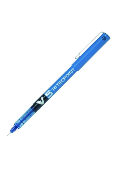 Pilot V5 Hi-tecpoint Iğne Uçlu Kalem 0.5 mm - Mavi